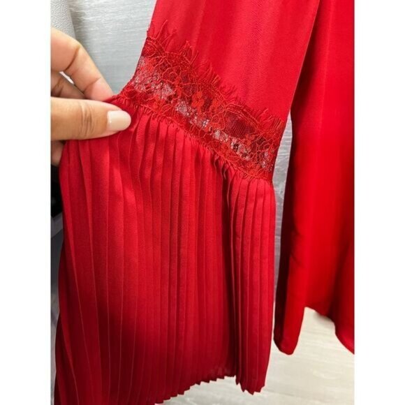 New‎ York & Company Bell-Sleeve Blouse Large NWT - Picture 5 of 5